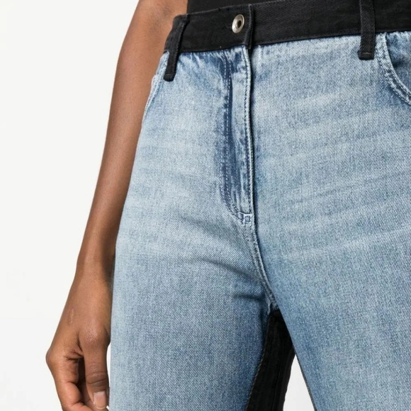 Ecru Denim The Los Feliz Velvet Inset Jeans - Picture 3 of 9